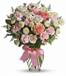 Cotton Candy - Pink & White Mixed Vase